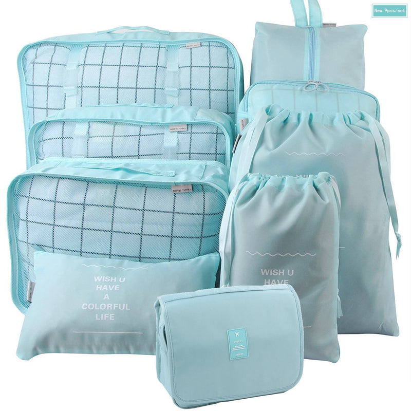 Kit 9 Bolsas Organizadoras Para Mala de Viagem STORAGE BAG - [PAGUE 6 LEVE 9 - SUPER PROMOÇÃO POR TEMPO LIMITADO]