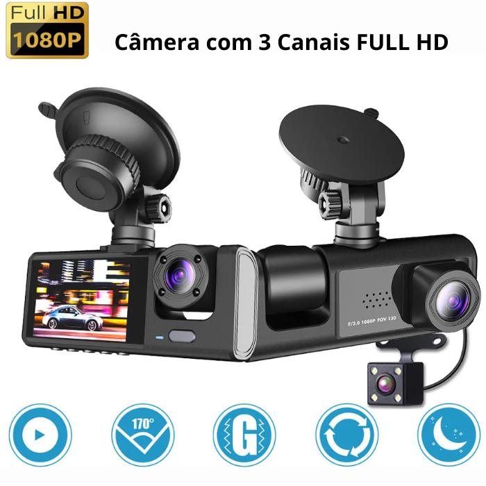 Vision PRO 4K - A Tecnologia e Segurança que faltava no Seu Carro